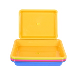 Durable Modern Rectangle PP <b>Plastic</b> Flexible Drying <b>Tray</b> Food Grade BPA Free Stackable Portable Easy Clean Single Organizing - Product Image 6