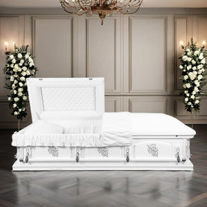 DSP ตลับไม้ร่วง CKT2004 3ปีสำหรับงานศพมีคุณภาพสูงสไตล์อเมริกาเหนือ - Product Image 3