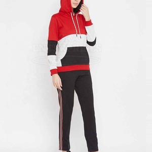 Vente en gros OEM 2024 Respirant Imprimé Solide Femmes Survêtement Jogging Porter 100% Coton Hiver Street Wear Meilleure vente - Product Image 5