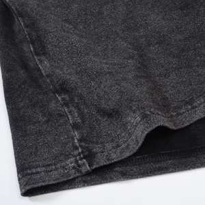 Camiseta de Alta Calidad para Hombre, Estilo Urbano, Oversize, 100% Algodón, Lavado Ácido Vintage, con Logotipo Personalizado - Product Image 3