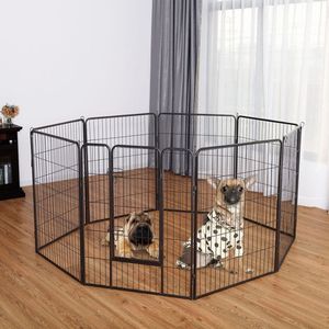 40 pollici Heavy Duty Pet box con porta 8 pannello metallico recinzione per cani - Product Image 6
