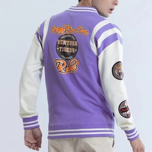 Chaquetas Varsity con Capucha Unisex Personalizadas al por Mayor, Cuello Alto, Diseño con Logotipo, Reversibles, Ecológicas, Casuales de Invierno, con Frente de Lana - Product Image 2