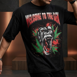 Camiseta Premium para Hombre con Estampado Gráfico, 100% Algodón, Tejido Jersey de 180 GSM |   Camiseta casual transpirable de manga corta con cuello redondo y corte regular - Product Image 4