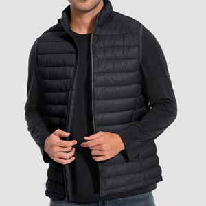 Chaleco Acolchado Ligero de Nylon sin Mangas al por Mayor, Chaleco de Plumón Personalizado con Logotipo para Hombre y Mujer - Product Image 3