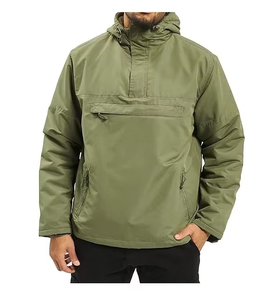 Chaqueta con Capucha Verde Oliva para Hombre, Resistente al Agua, Ropa Deportiva para Exteriores, Ropa para Clima Frío y Uso Diario, Abrigo con Capucha de Lona, Calidad Industrial - Product Image 6