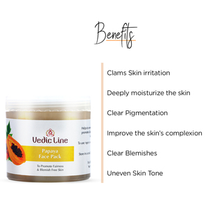 Masque pour le visage à la papaye de qualité supérieure, exfoliant doux pour éliminer les cellules mortes et la saleté, disponible en gros - Product Image 2