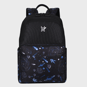 Sac à dos scolaire résistant à l'eau Arctic Fox Galaxy, sac en polyester de grande capacité avec sangle amovible - Product Image 1