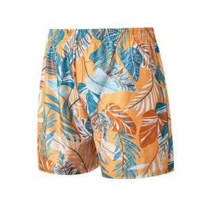 Shorts de bain pour hommes personnalisés OEM, séchage rapide, écologiques, respirants, avec cordon de serrage, en polyester, vêtements de plage - Product Image 1