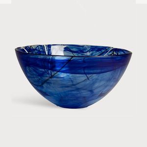 Bol rond en résine bleue, moulé, artistique, léger, décoration d'intérieur, thème ange, objet artisanal - Product Image 1