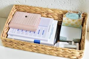 Paniers en jacinthe d'eau pour l'organisation, panier trapézoïdal tissé, panier de rangement fait main, vente en gros, écologique, fabriqué au Vietnam - Product Image 3