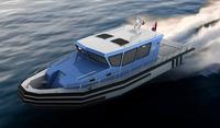 Bateau à jet d'eau en aluminium