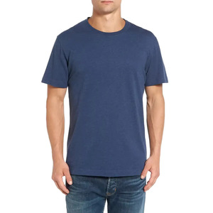 <b>Men's</b> Solid Color Short Sleeve O-Neck 100% Cotton Jersey T-Shirt Regular Fit Casual Hip Hop Quick Dry Breathable Knitted Fabric - Product Image 5