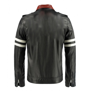 Chaqueta de Cuero Genuino para Hombre, Estilo Clásico, Impermeable y Transpirable, Abrigo de Cuero para Invierno - Product Image 4