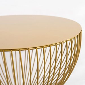 Mesa Auxiliar Tradicional de Metal Revestido de Larga Duración para Oficinas Profesionales, Salones Informales, Áreas de Café, Hostelería Interior - Product Image 2