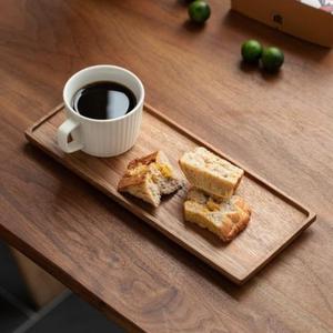 Beautiful Wooden Serving Tray With Natural Finish For Kitchen Dining And Coffee <b>Table</b> Decoration Purpose - Product Image 1