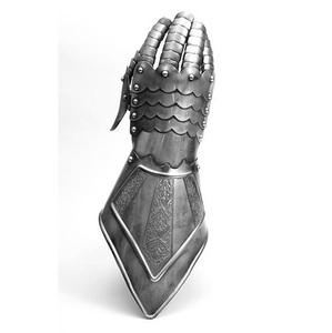 Auténticas Guantes Metálicas Medievales, Protección para las Manos, Diseñadas para Festivales Históricos, Exhibiciones de Guerreros y Uso en Disfraces - Product Image 2