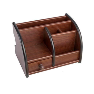Wooden Napkin Holder | Tissue Paper Towel Dispenser | Elegant Tabletop <b>Organizer</b> for Home <b>Kitchen</b> Restaurant Hotel Office - Product Image 3