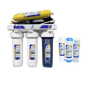 Purificador de Agua Doméstico Portátil, Manual/Eléctrico, Sin Tanque, Bajo Fregadero, Ultrafiltración, 6 Etapas, 100gpd, Sistema de Ósmosis Inversa de Plástico, OEM ODM - Product Image 1