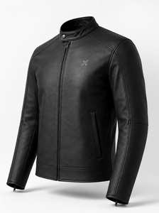 Veste de moto en cuir Minimal Café |   Noir Marine Ivoire |   Fabricant OEM ODM |   Qualité de conception haut de gamme |   Vêtements de course - Product Image 2