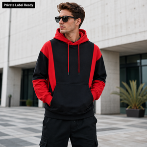 Último Estilo, Nueva Llegada, Sudadera con Capucha de Forro Polar de Poliéster/Algodón, Ecológica, Transpirable, Color Personalizado, para Hombre - Product Image 4