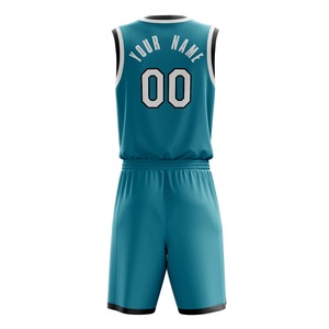 Maillot de basket-ball haut de gamme en tissu mesh respirant, personnalisable par sublimation, avec nom, numéro et logo du joueur. - Product Image 4