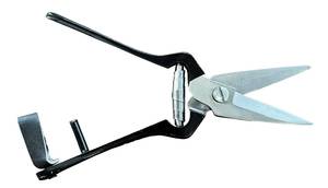 Cisaille à sabots réutilisable à poignée noire avec lame dentelée pour l'élagage des sabots des moutons et des chèvres, instrument vétérinaire - Product Image 4