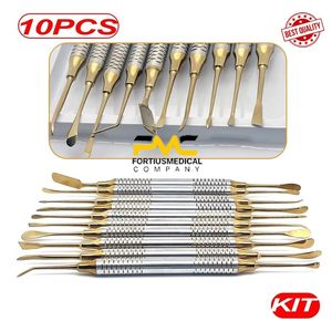 Kit de 10 outils médicaux pour implant périostal, séparateur et diviseur périostal pour réflexion et rétraction - Product Image 5