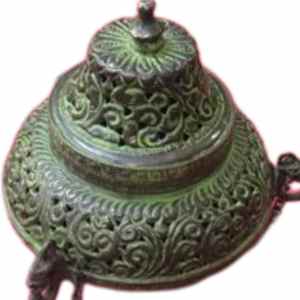 Nouveauté - Brûleurs d'encens suspendus en cuivre antique tibétain avec parfum aromatique longue durée - Product Image 5