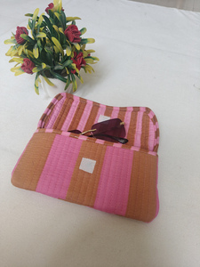 Estuche para Gafas de Sol Acolchado Estilo Boho para Mujer |   Estuche para Gafas Hecho a Mano de Algodón - Product Image 4