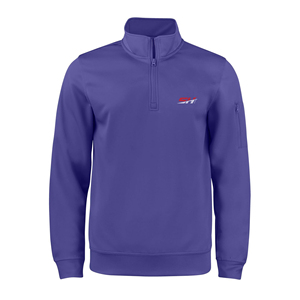 Sweat-shirt en molleton épais pour homme, col demi-zip, coupe confortable, idéal pour l'automne et l'hiver. - Product Image 1