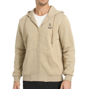 Sweat-shirts à fermeture éclair personnalisés avec logo imprimé, prix de gros abordable, basiques, respirants, de qualité supérieure pour hommes - Product Image 2