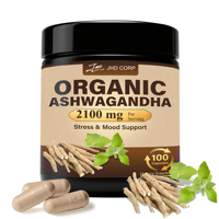 Extrait de racine d'Ashwagandha avec des Withanolides en poudre, ingrédients naturels à base de plantes, complément alimentaire pour la santé masculine