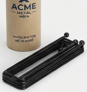 Metal <b>Plate</b> Stand with Black Coated Finish Perfect for Elegant Home Organization and Kitchenware Accessories - Product Image 5