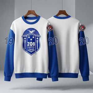 Sudadera con capucha de parafernalia bordada de hermandad de mujeres Zeta Phi Beta griega personalizada - Product Image 2