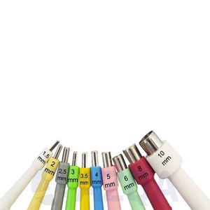 Perceur stérile jetable avec manche en plastique et lame en acier inoxydable, disponible en tailles de 1,5 mm à 10 mm - Product Image 5