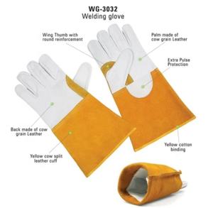 Offre Spéciale potentiel de travail supplémentaire vache cuir fendu Tig gants de soudage étanche résistance à la chaleur gants de sécurité pour les travailleurs - Product Image 5