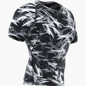 Custom Compression Shirt Mens Short Sleeve Graphic Rash Guard Gym Workout <b>Athletic</b> Base Layer Tight Printed Dry Fit T Shirts - Product Image 2