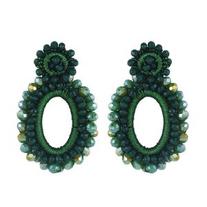 Ensemble de boucles d'oreilles et bijoux d'oreille de luxe multicolores en perles, design pomme, style mode Europe-Amérique, pour filles d'Inde - Product Image 6