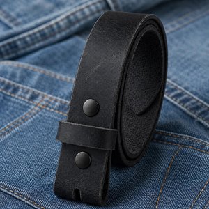 Cinturón de Cuero Genuino para Hombre al por Mayor, Acabado Antiguo, Duradero, de Piel de Búfalo, para Jeans y Pantalones, LMB-0098C - Product Image 1