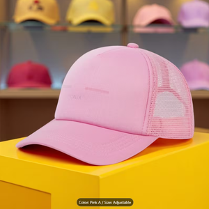 Casquette de baseball en maille légère et respirante en polyester, unisexe, pour l'été, style décontracté, idéale pour le quotidien - Product Image 3