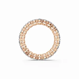 Anillo de Diamantes Cultivados en Laboratorio Tove Obotrites, Corte Brillante, Oro Rosa de 18K, 22 Piezas, Anillo de Diamantes de Lujo para Mujer, Venta al Por Mayor - Product Image 3