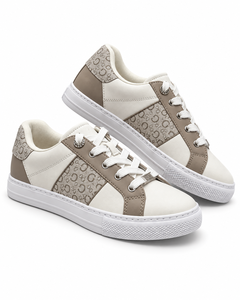 Zapatillas Blancas de Plataforma para Mujer con Cordones, Punta de PU, Transpirables, Cómodas, Ligeras, Estilo Descalzo, para Verano, que Aumentan la Altura, Casuales, Sólidas, Todo Terreno - Product Image 4