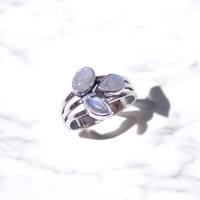 Cincin Perak Sterling 925 Batu Permata Multi Warna Buatan Tangan Cincin Batu Permata Rainbow Moonstone Harga Grosir Perhiasan Perak