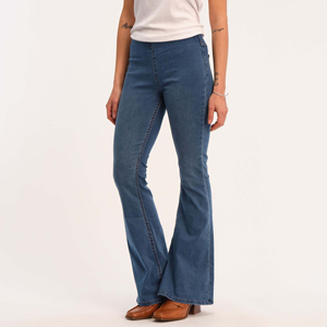 Jeans personnalisés pour femmes, jeans skinny taille haute en denim bleu, pantalon crayon extensible, pantalon décontracté pour femme, pantalon en denim extensible slim - Product Image 3