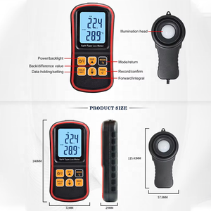 Darsen gm1030 מטר אור דיגיטלי 200000 lux בדיקת אור ובודק זוהר - Product Image 6