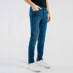Jeans personnalisés OEM, mode, longueur intégrale, style hip-hop, taille basse, baggy, jeans amples pour hommes, pantalons en denim pour garçons - Product Image 1