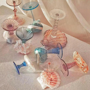 Eco-Friendly <b>Abalone</b> <b>Shell</b> Cocktail Glass Handmade Natural Wine Goblet Rustic Champagne Cup for Wedding Bar Celebration - Violet - Product Image 4