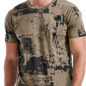 T-shirt de sport pour homme en coton blanc respirant, personnalisé, écologique, à séchage rapide, en molleton, pour la course et l'entraînement, vente en gros - Product Image 5