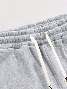 Survêtement oversize évasé d'inspiration streetwear avec sweat à capuche à épaules tombantes, pantalon évasé taille haute et coutures de qualité supérieure - Product Image 5