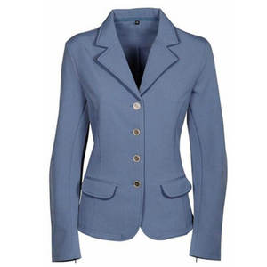 2026 Custom Women's Camel Color Cotton Polyester Riding Blazer Long Sleeve <b>Equestrian</b> Jacket Show Jumping Attire Custom Logo - Product Image 6